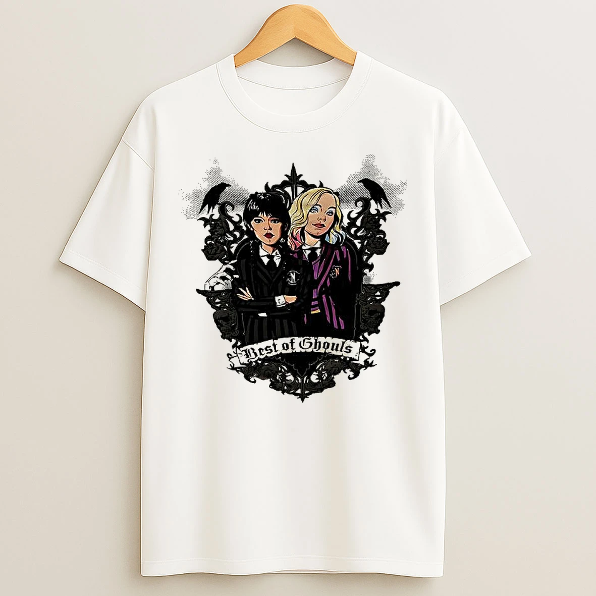 Classic Wednesday Best Of Ghouls T Shirts