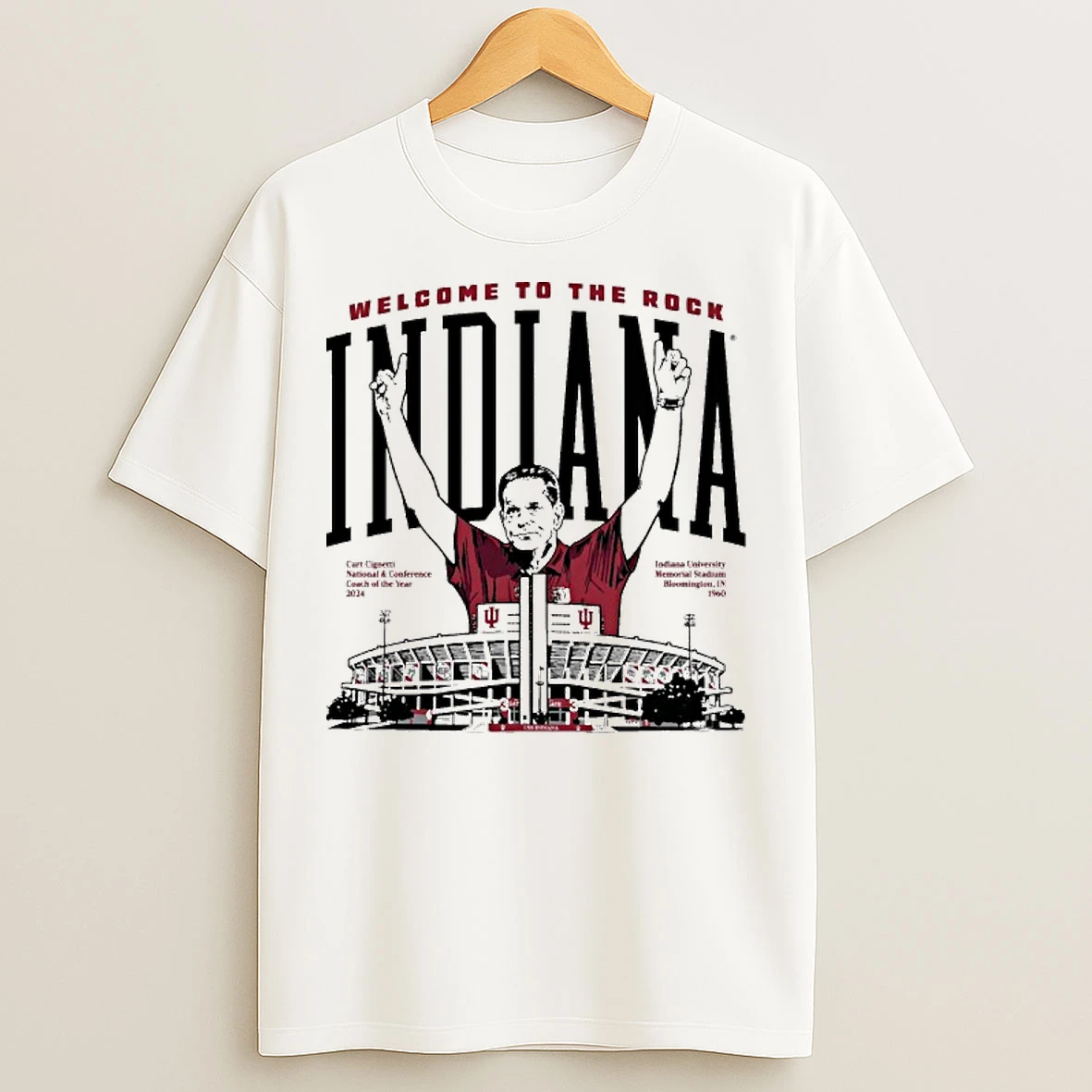 Classic Welcome To The Rock Coach Cignetti Indiana Hoosiers T Shirts