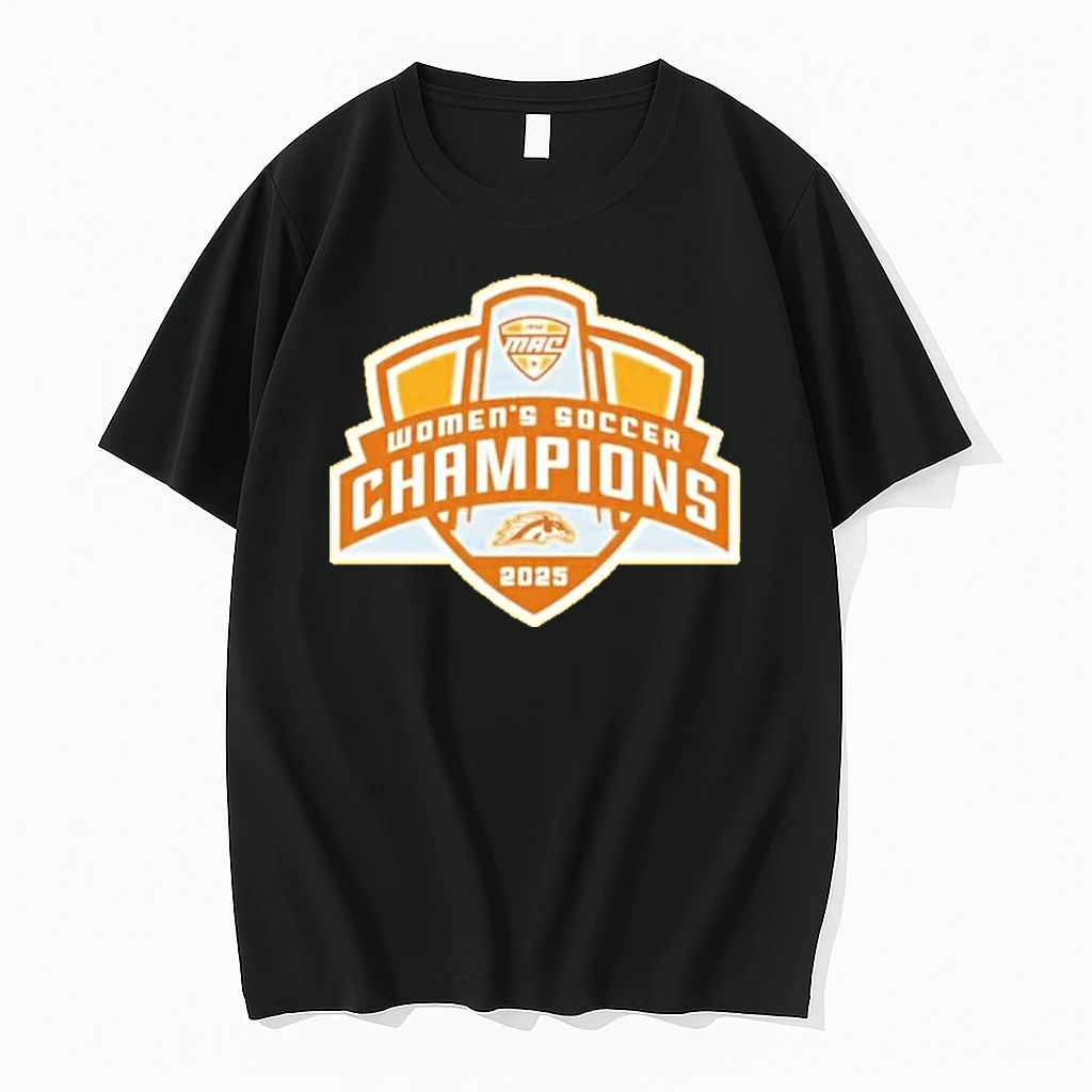 Classic Western Michigan Broncos 2025 Mac Womens Soccer Champions T Shirts