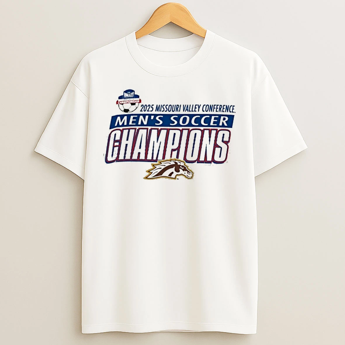 Classic Western Michigan Broncos 2025 Mvc Mens Soccer Champions T Shirts