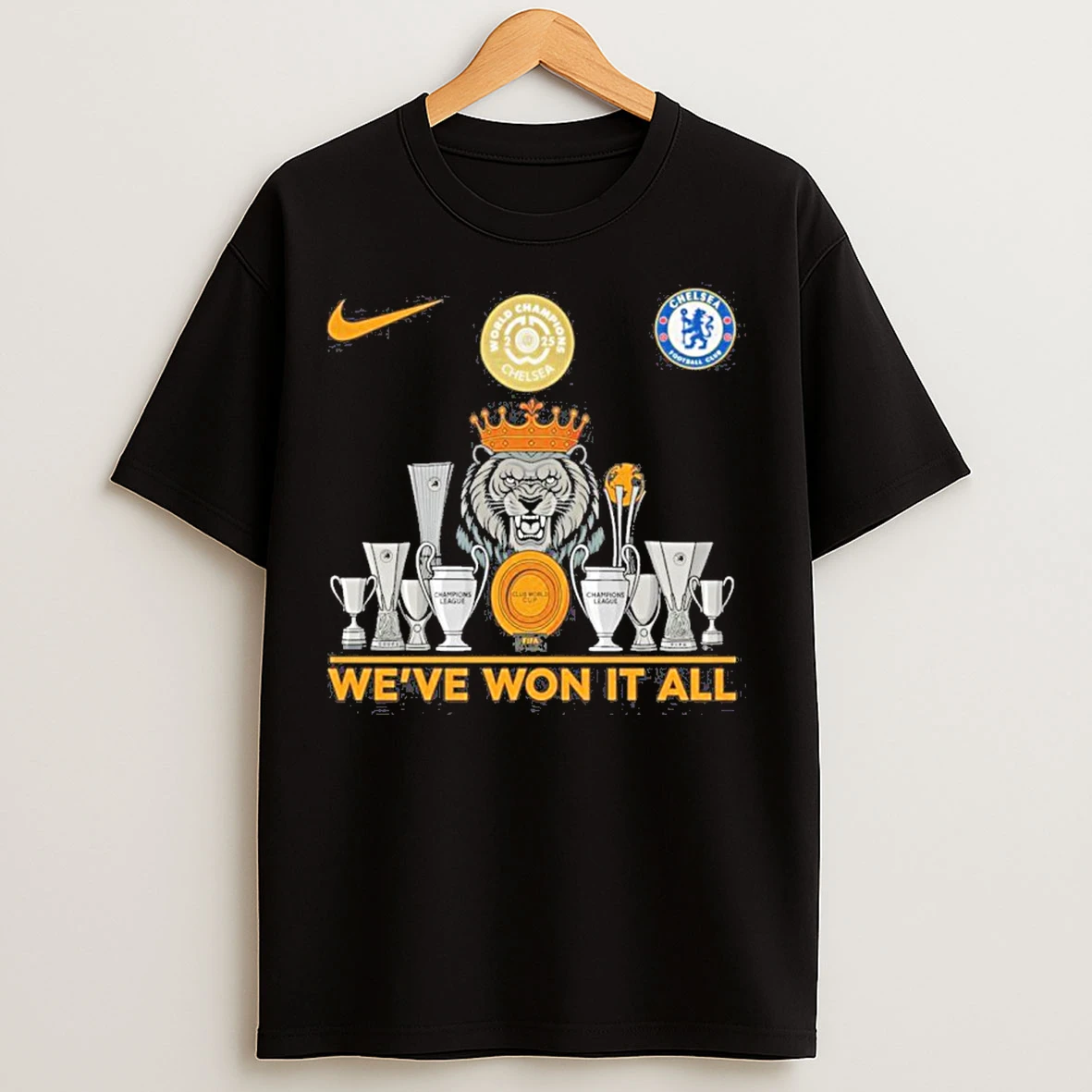 Classic Weve Won It All World Champions Chelsea T Shirts
