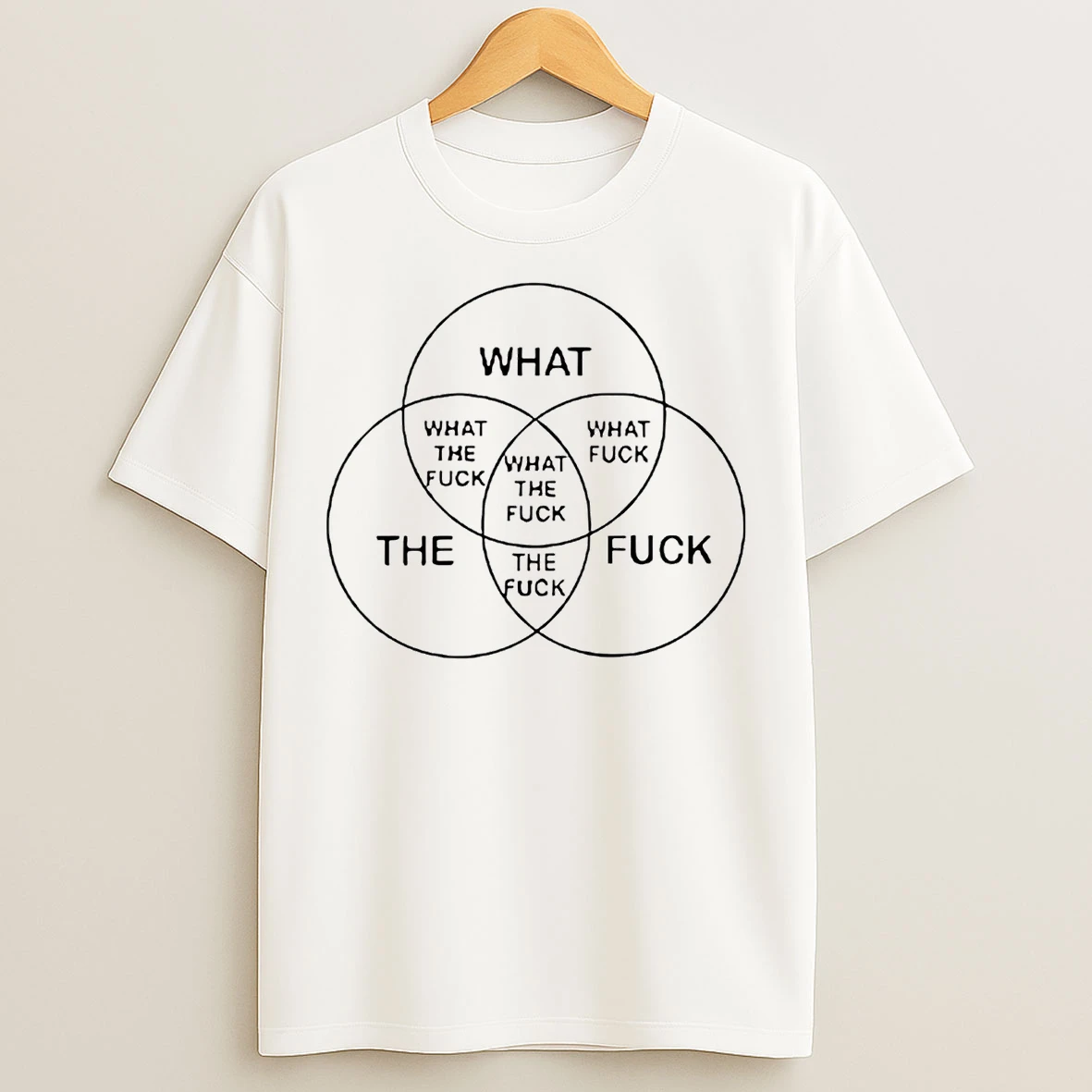 Classic What The Fuck Venn Diagram T Shirts