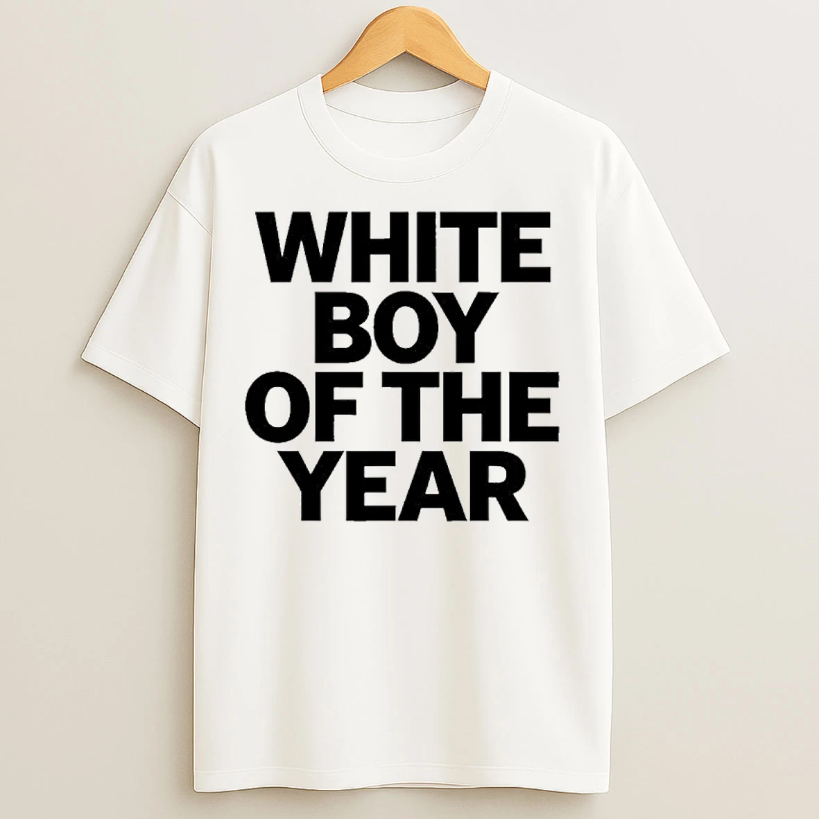 Classic White Boy Of The Year T Shirts