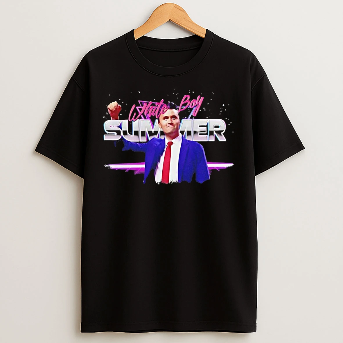 Classic White Boy Summer Charlie Kirk Retro Vibe T Shirts