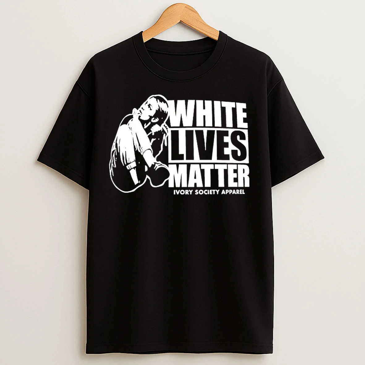 Classic White Lives Matter Ivory Society Apparel T Shirts
