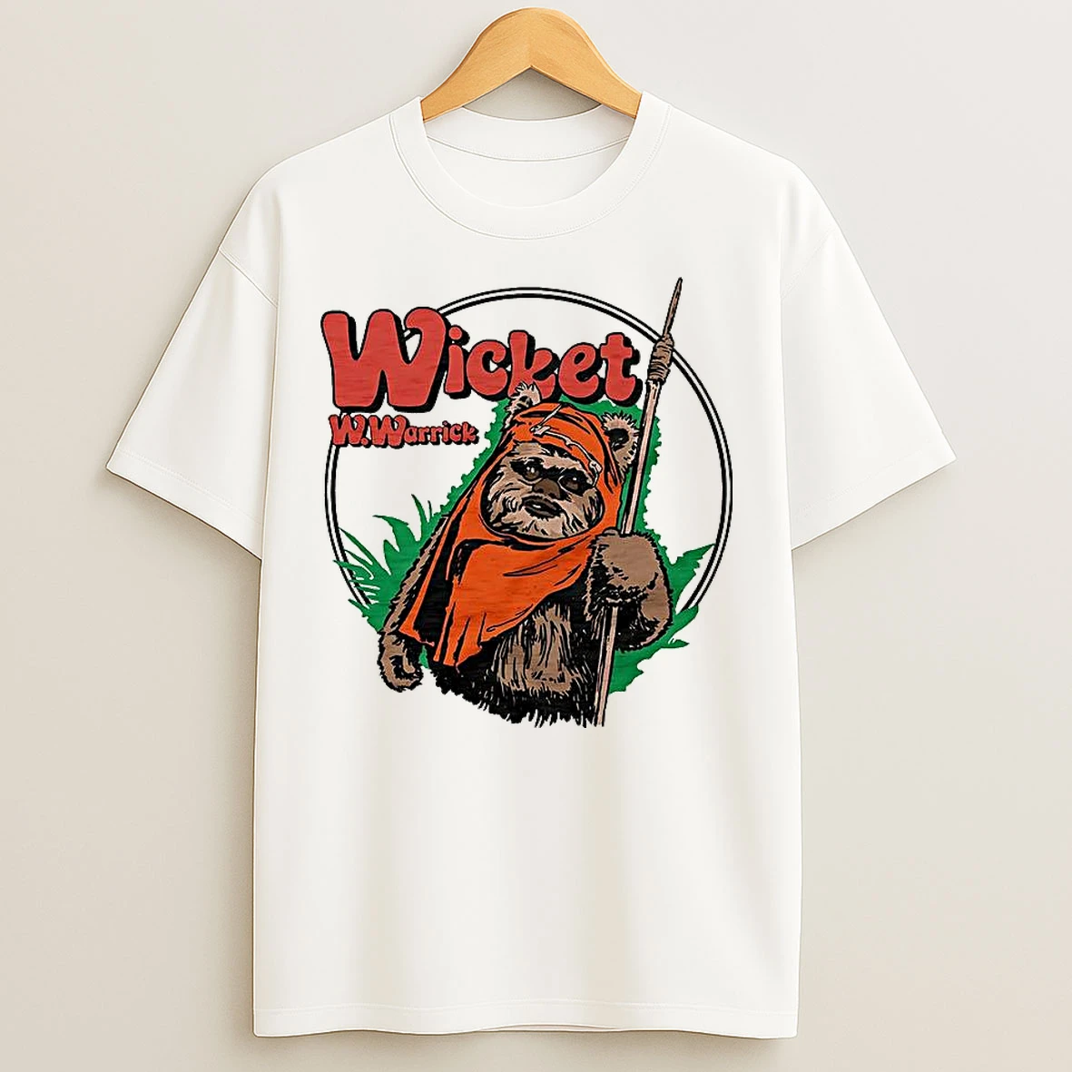 Classic Wicket W Warrick Ewok Star Wars Character T Shirts