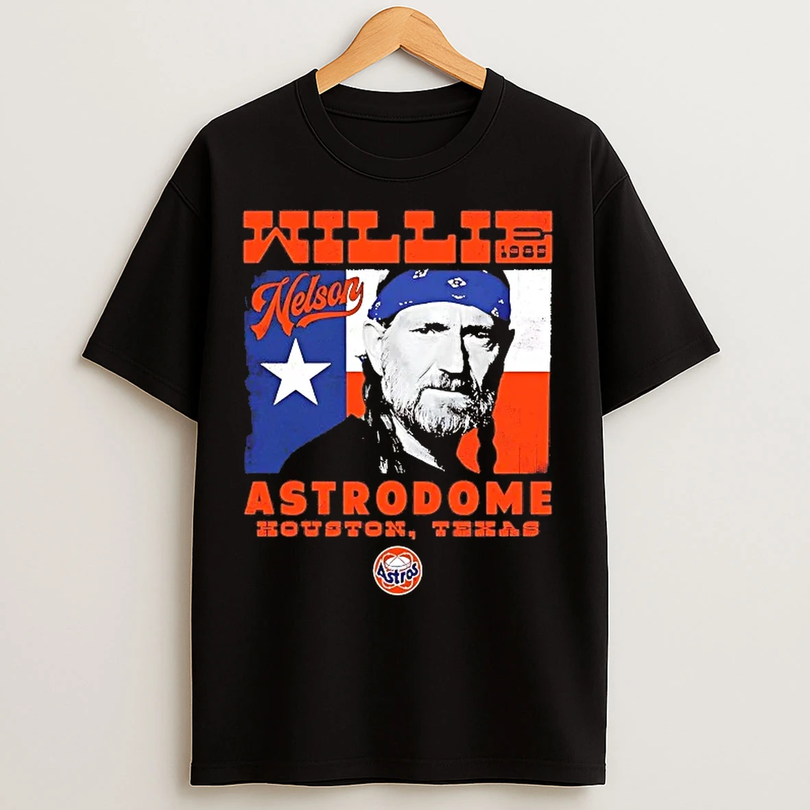 Classic Willie Nelson Astrodome Houston Astros T Shirts