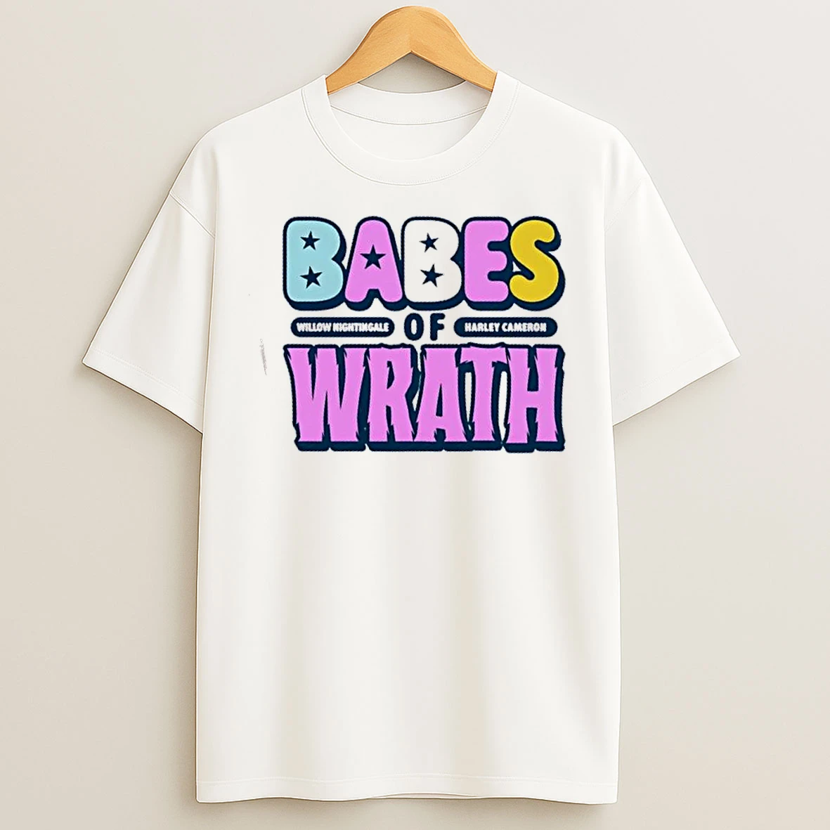 Classic Willow Nightingale And Harley Cameron Babes Of Wrath T Shirts