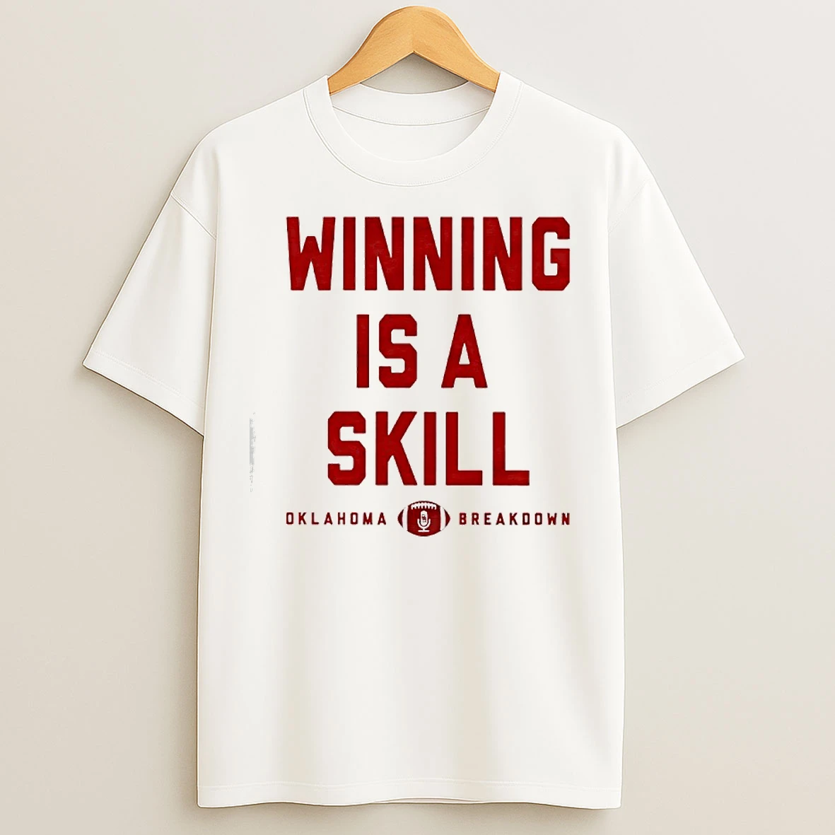 Classic Winning Is A Skill Oklahoma Sooners Breakdown T Shirts