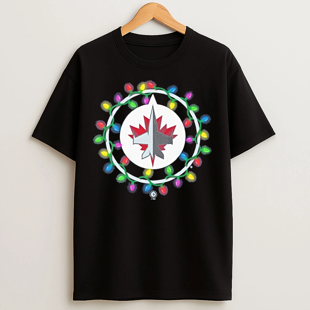 Classic Winnipeg Jets Logo Lights Christmas T Shirts
