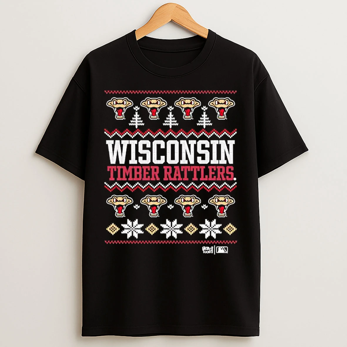 Classic Wisconsin Timber Rattlers Holiday Christmas T Shirts