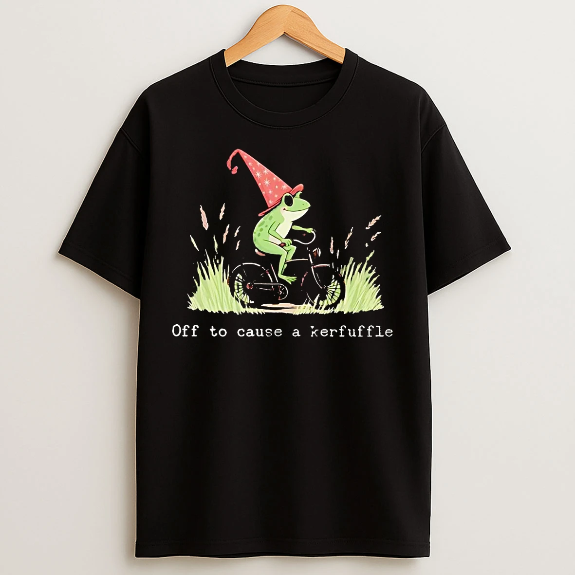 Classic Wizard Frog Off To Cause A Kerfuffle T Shirts
