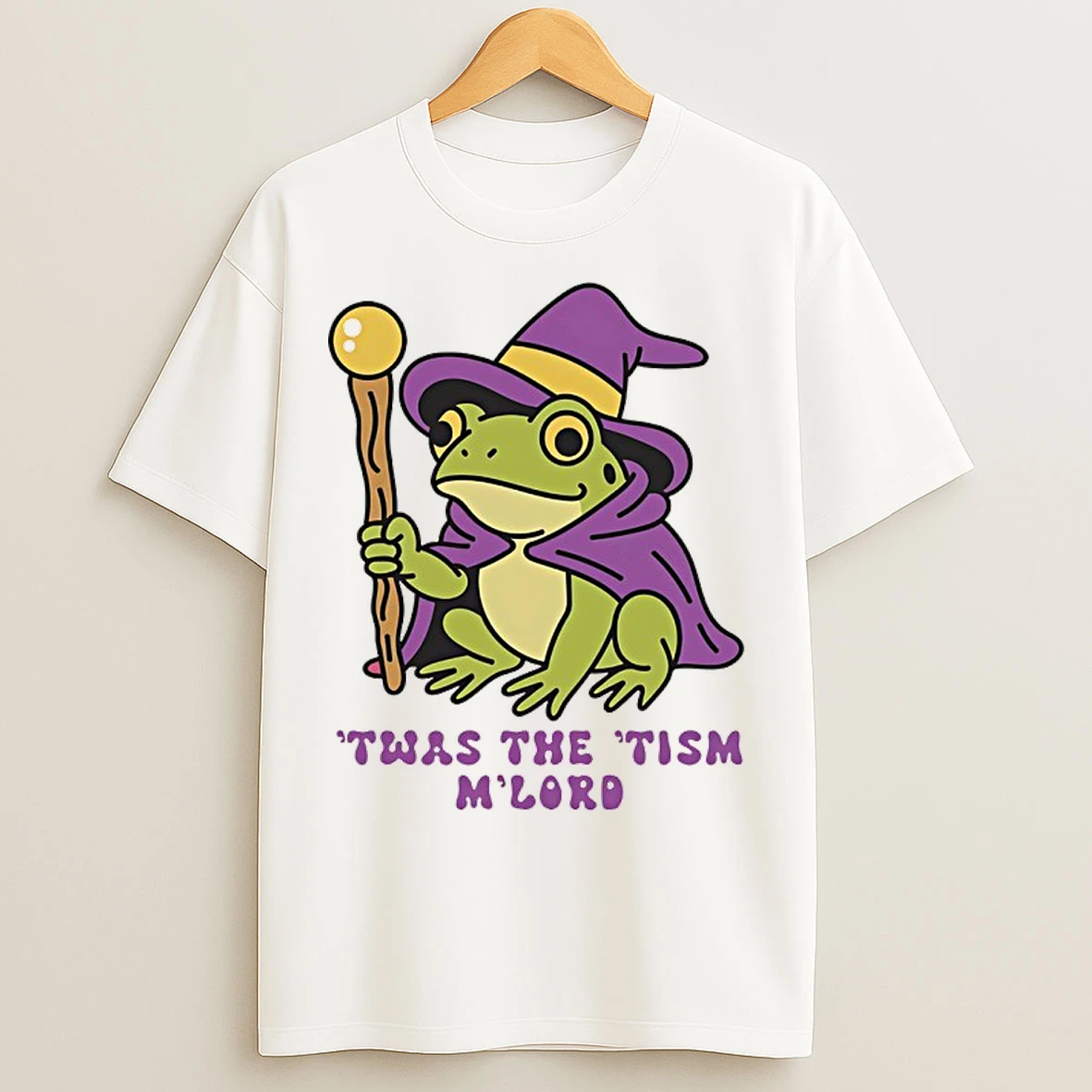 Classic Wizard Frog Twas The Tism Mlord T Shirts