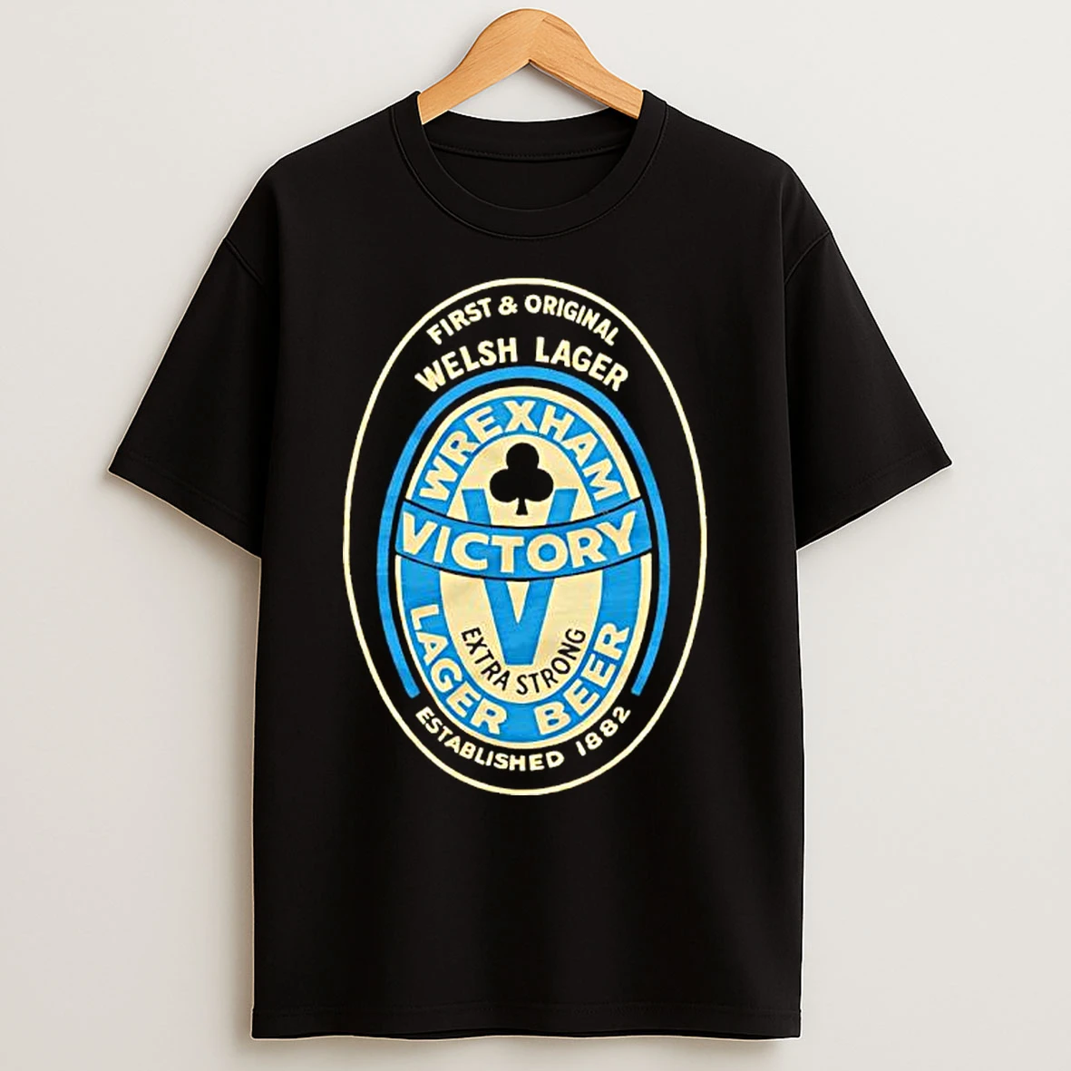 Classic Wrexham Lager Beer Est 1882 Victory T Shirts
