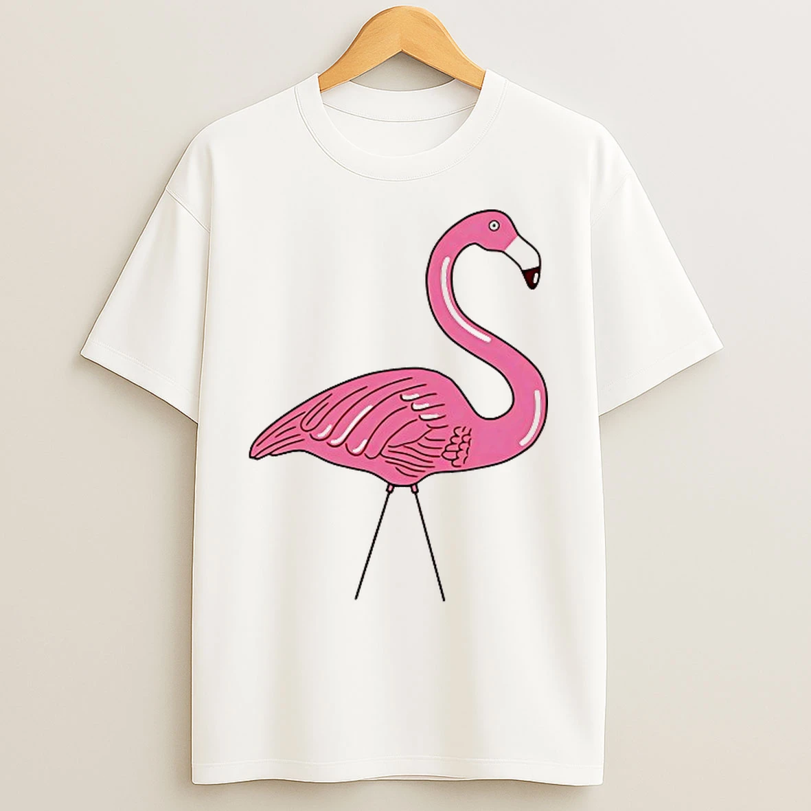 Classic Xl Plastic Flamingo Heavyweight T Shirts