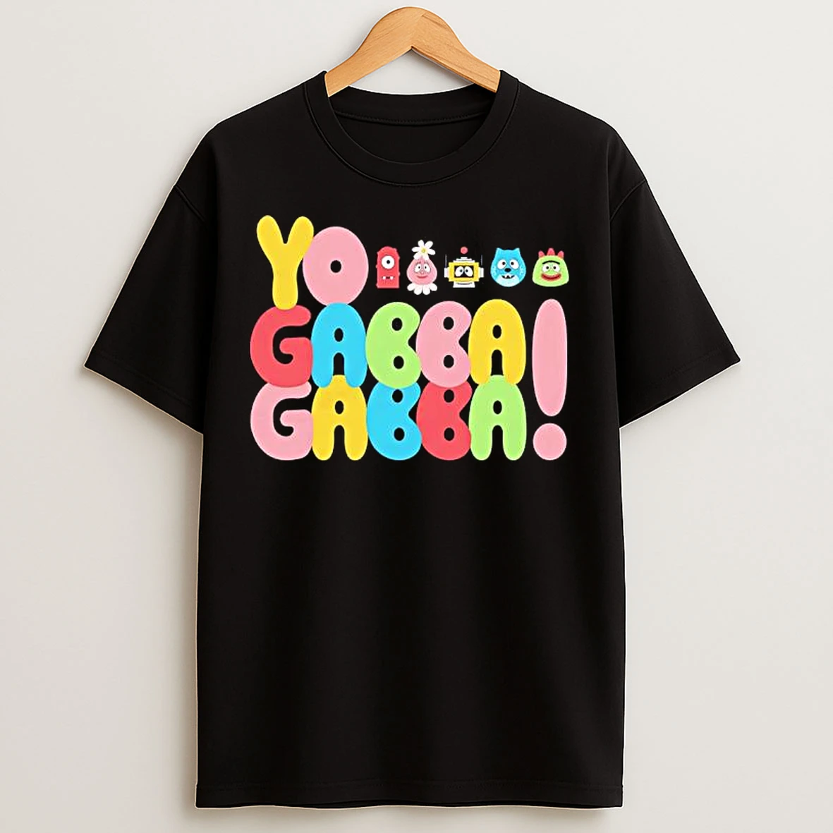 Classic Yo Gabba Gabba Bright T Shirts