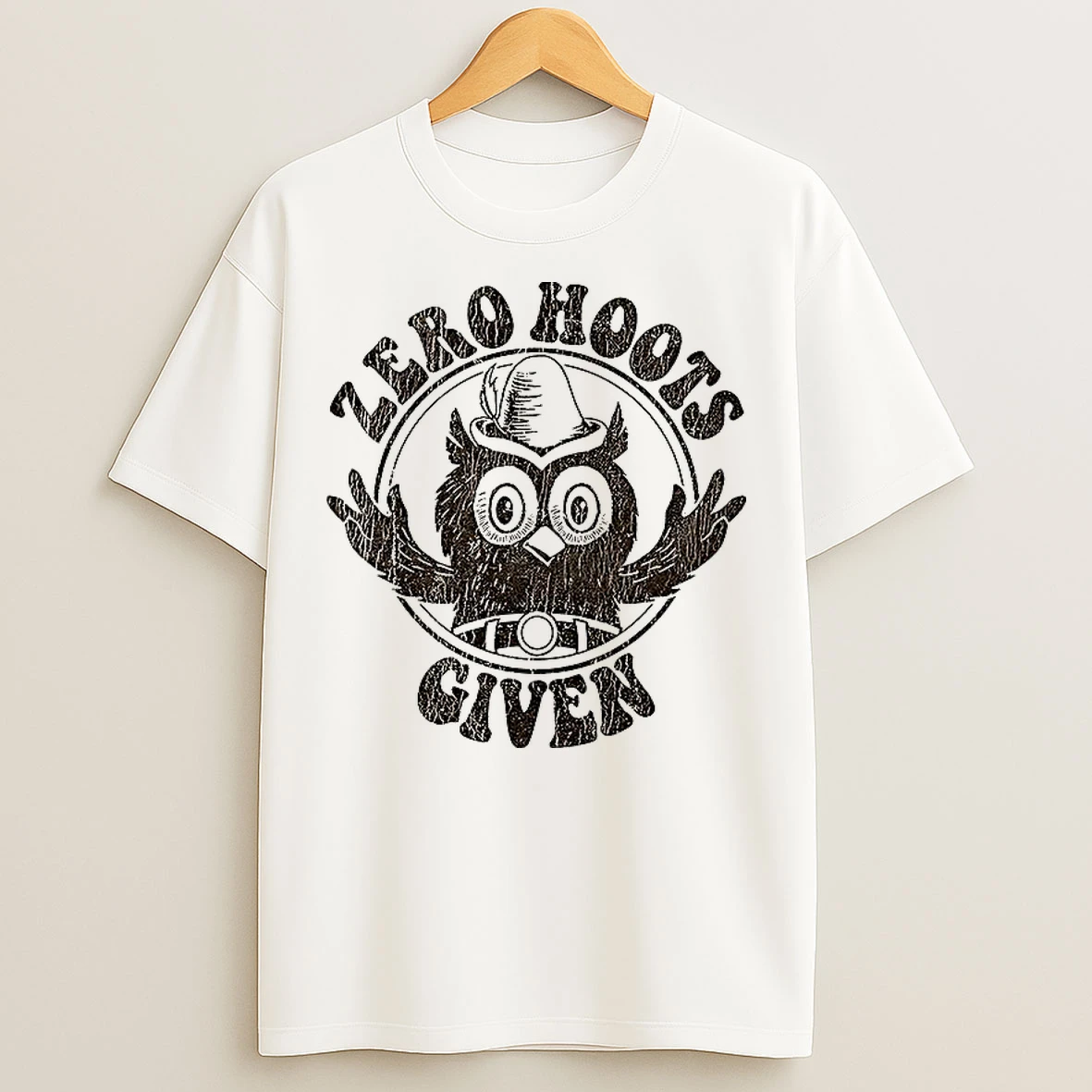 Classic Zero Hoots Given T Shirts