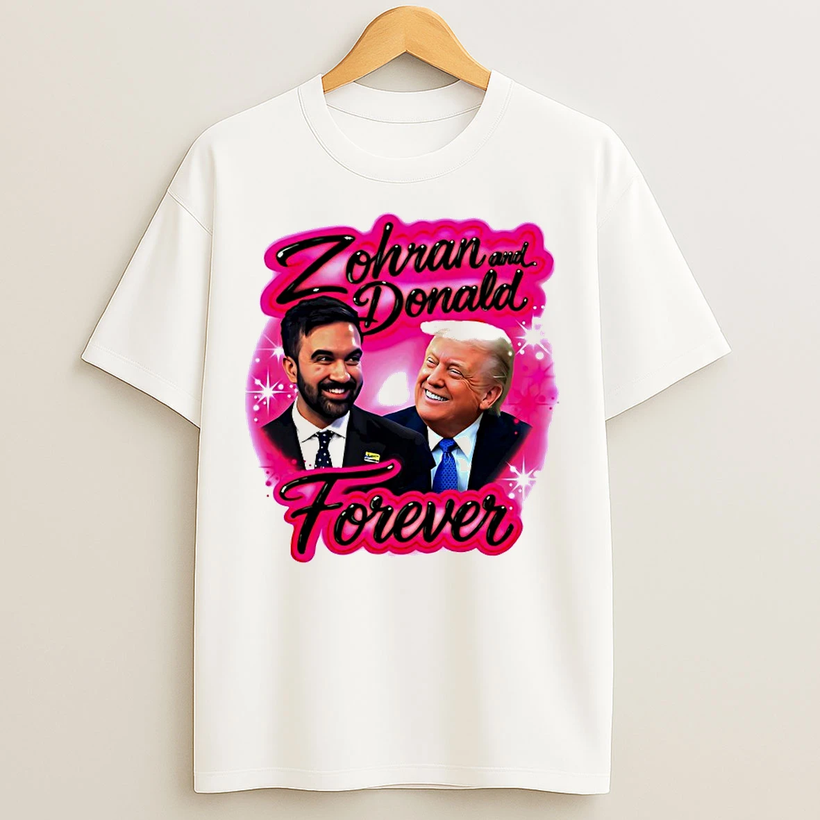 Classic Zohran Mamdani Va Donald Trump Forever T Shirts