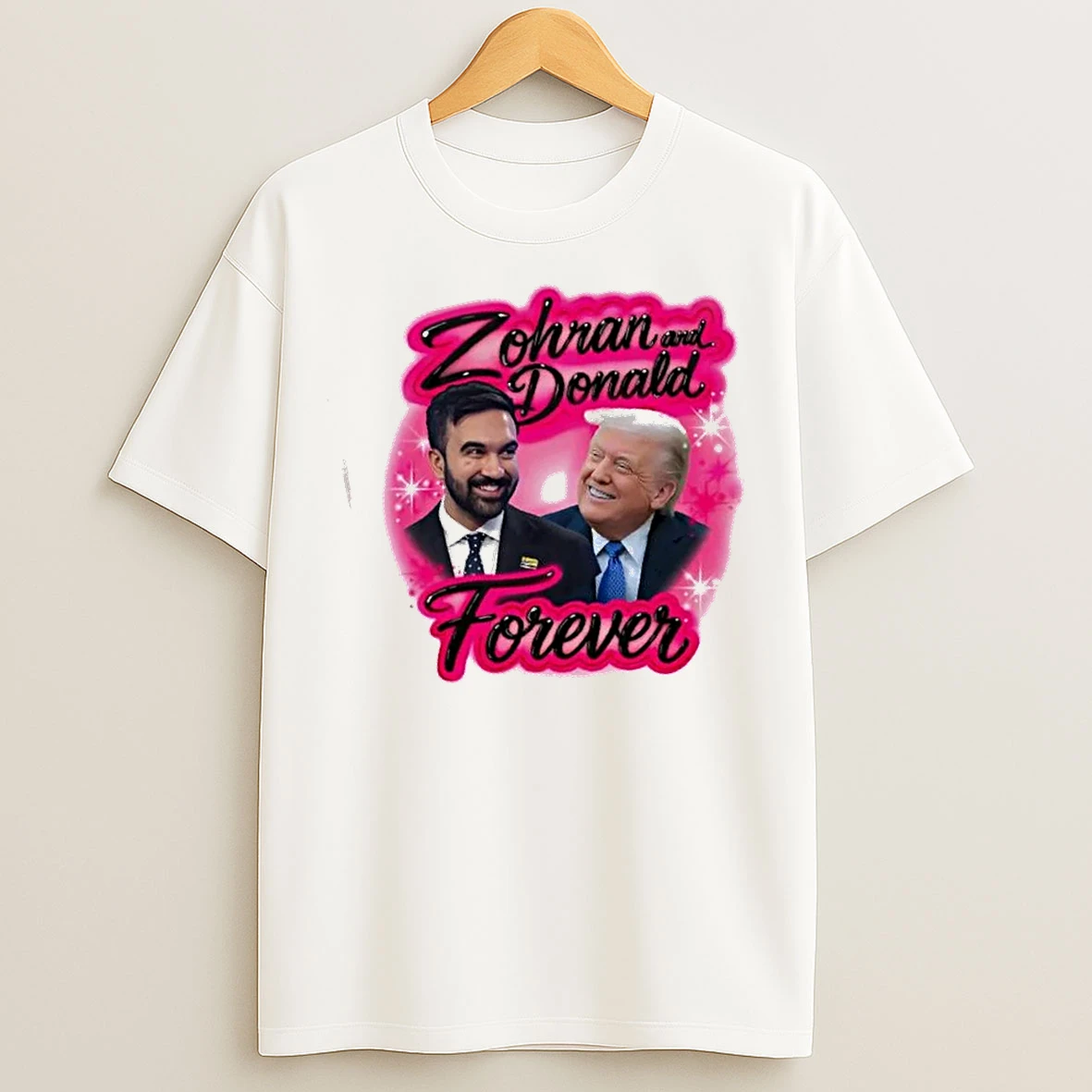 Classic Zohran And Donald Airbrush Forever T Shirts