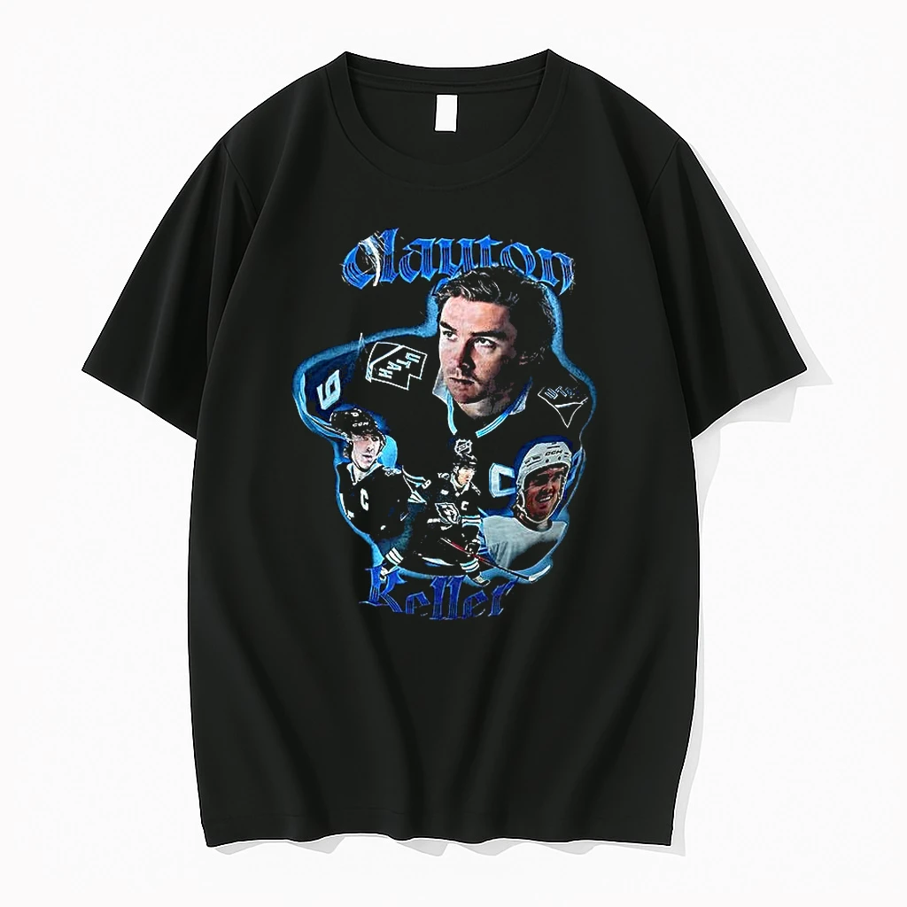 Clayton Keller Utah Mammoth Ice Hockey Player Graphic Shirts