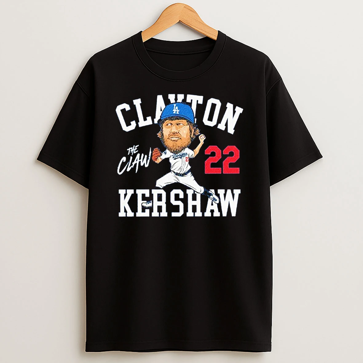 Clayton Kershaw Caricature 22 La Dodgers Shirts