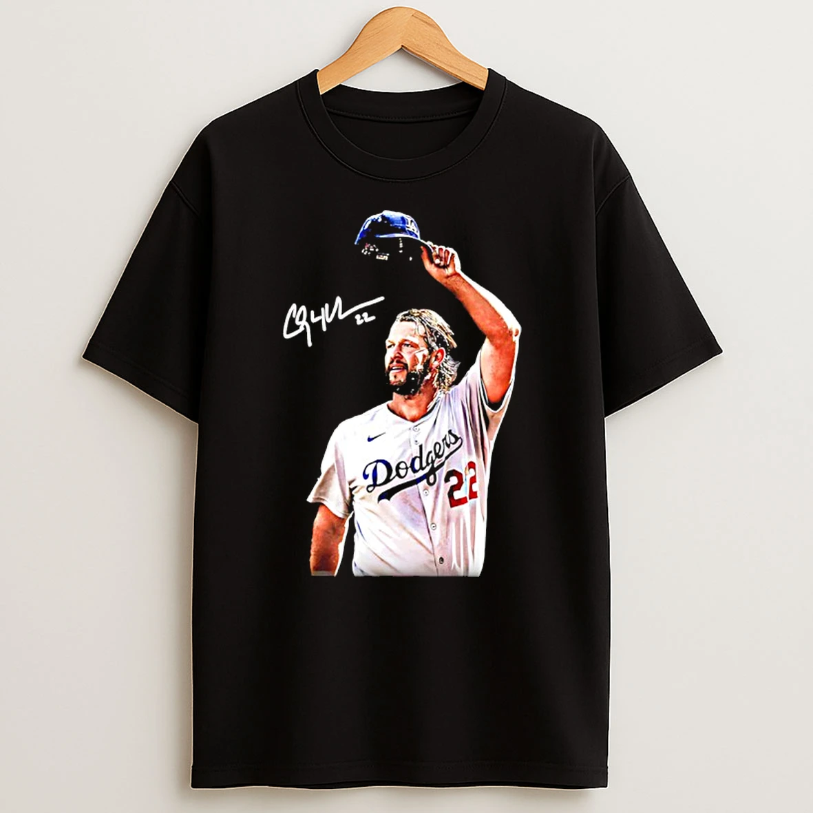 Clayton Kershaw Los Angeles Dodgers Farewell Signature Shirts
