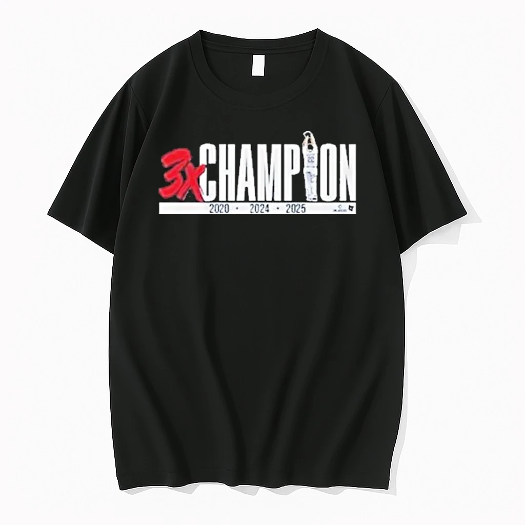 Clayton Kershaw Three Time Champion 2025 Shirts