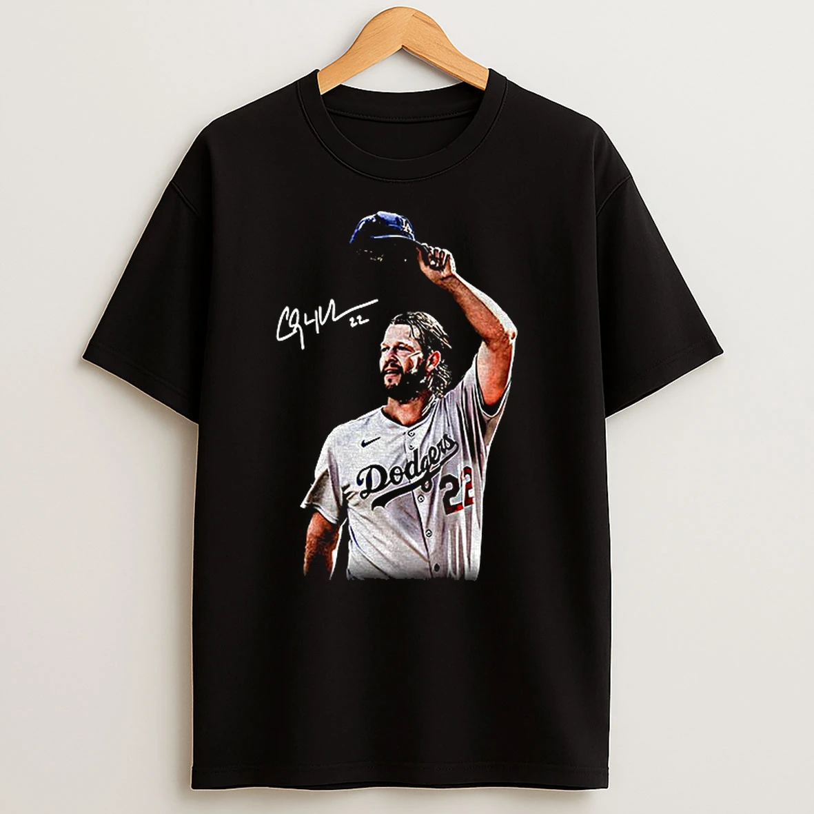 Clayton Kershaw Big Face Shout Loudly Los Angeles Dodgers Mlb Baseball World Series 2025 Signature T Shirts