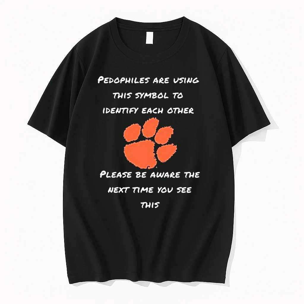 Clemson Tiger Pedophiles Are Using This Symbol To Identify Each Other Please Be Aware The Next Time You See This Shirts