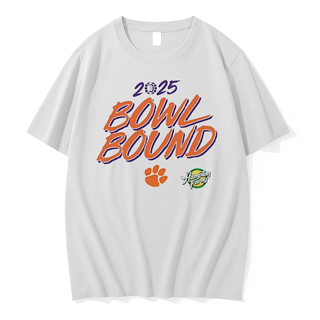 Clemson Tigers Football Ncaa 2025 Bowl Bound Hampton Farms Shirts