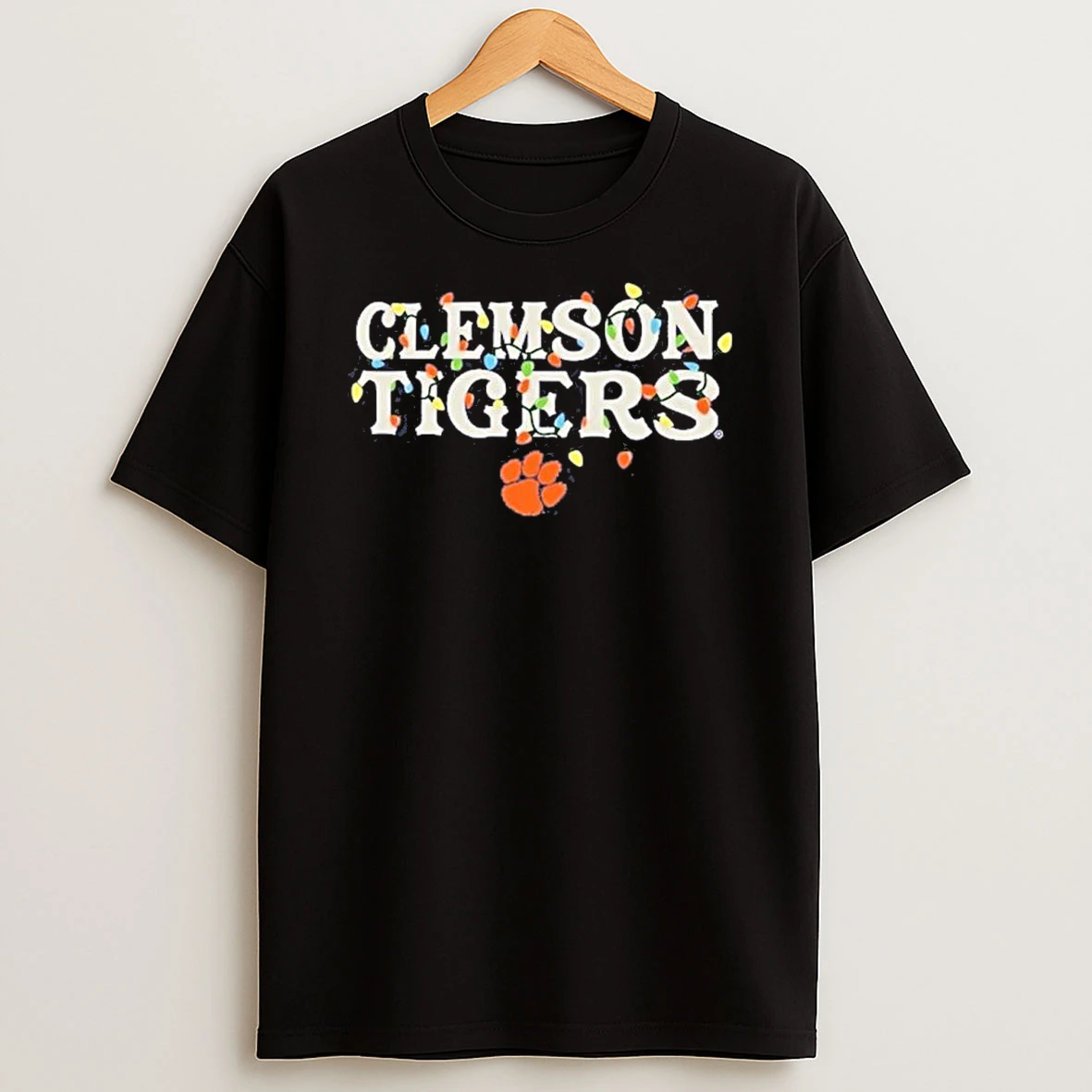 Clemson Tigers String Lights Christmas Shirts