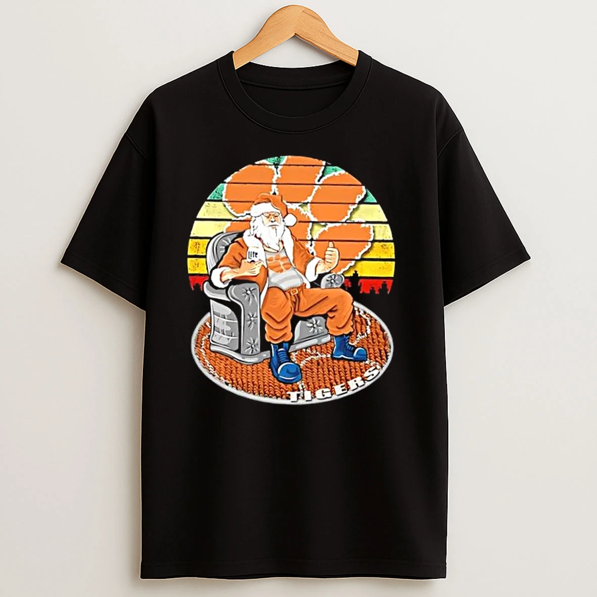 Clemson Tigers X Santa Claus Christmas Vintage T Shirts