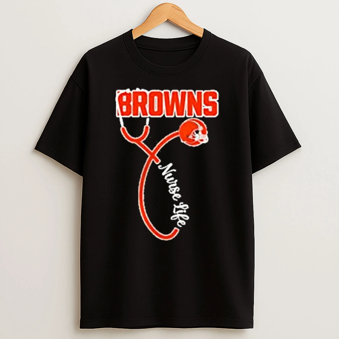 Cleveland Browns X Nurse Life Its A Work Of Heart Shirts