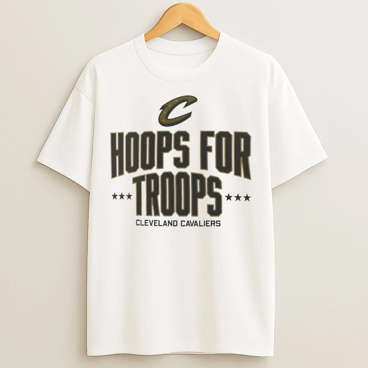 Cleveland Cavaliers Hoops For Troops T Shirts