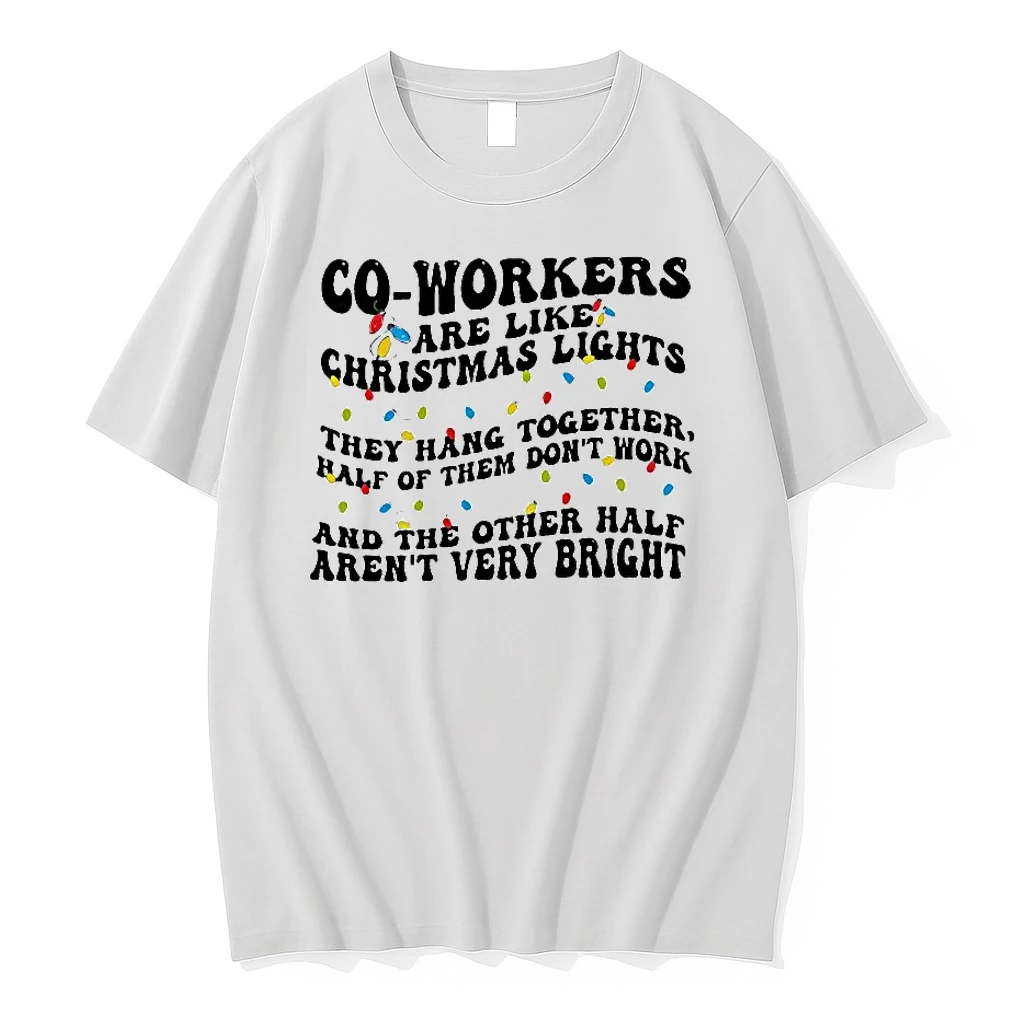Co Worker Christmas Light Shirts