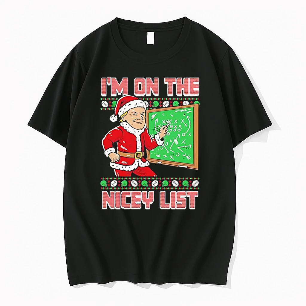 Coach Gruden Im On The Nicey List Christmas Shirts