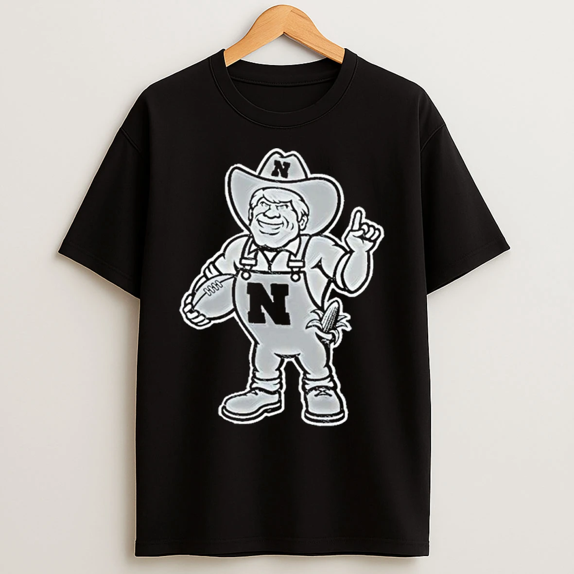 Coach Matt Rhule Nebraska Herbie Husker Logo T Shirts