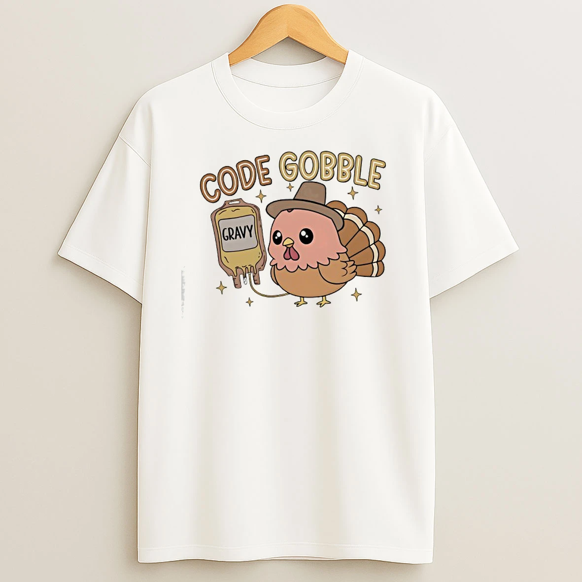 Code Gobble Gravy Thanksgiving Nurse T Shirts