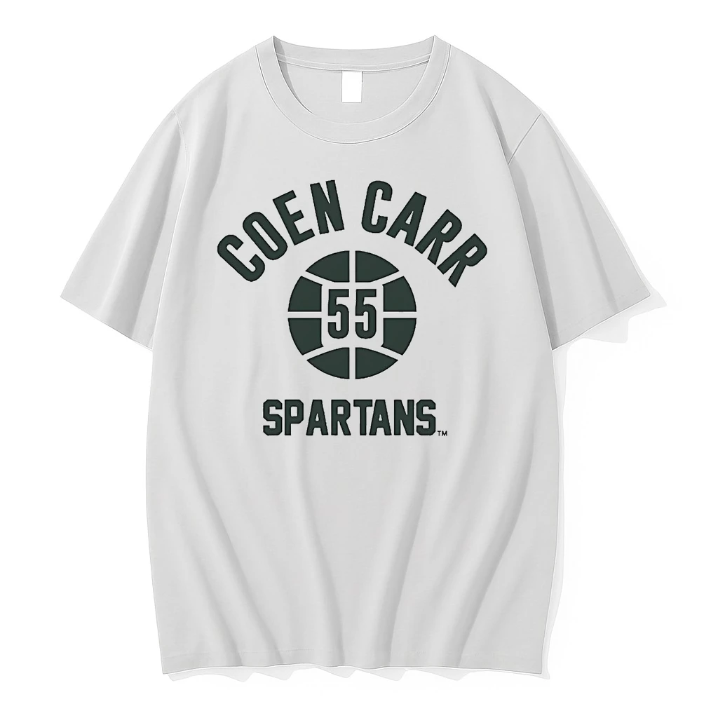 Coen Carr Hoops 55 Michigan State Spartans Shirts