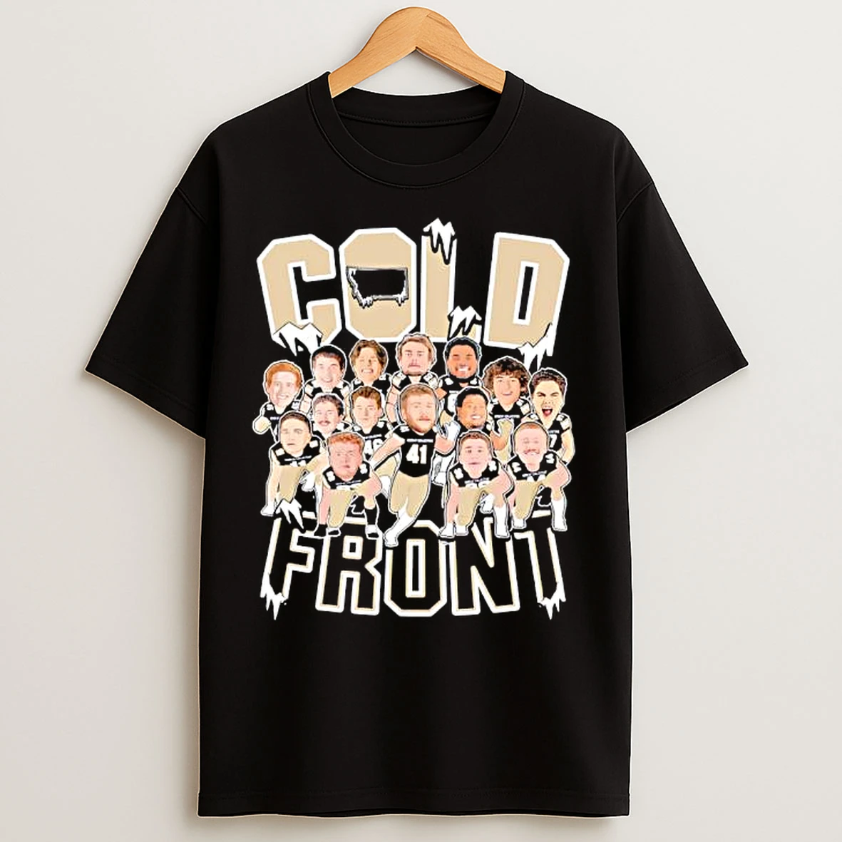 Cold Front Team All Players Graphic T Shirts