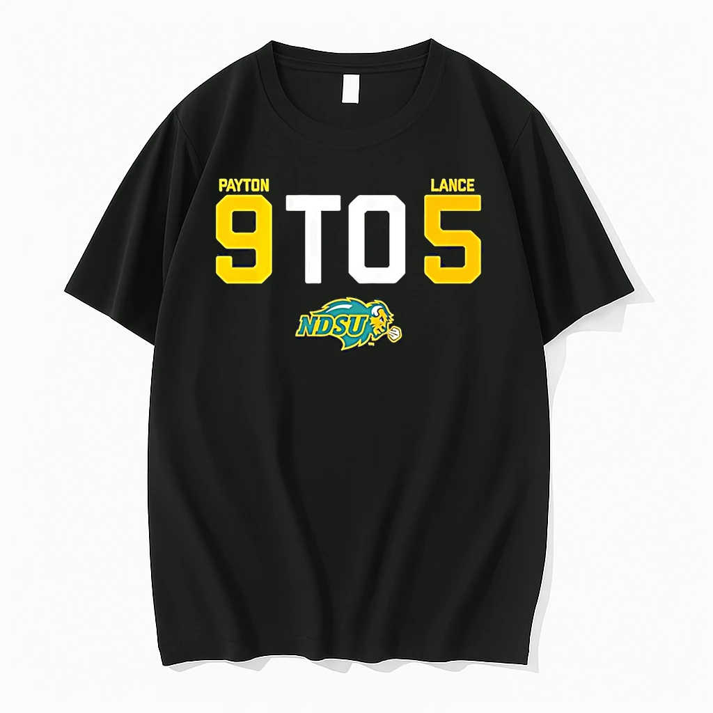 Cole Payton And Bryce Lance 9 To 5 North Dakota State Bison Shirts