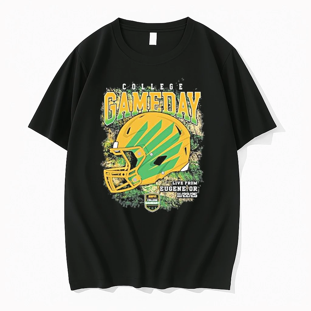 College Gameday Oregon Ducks November 22 2025 Helmet Shirts