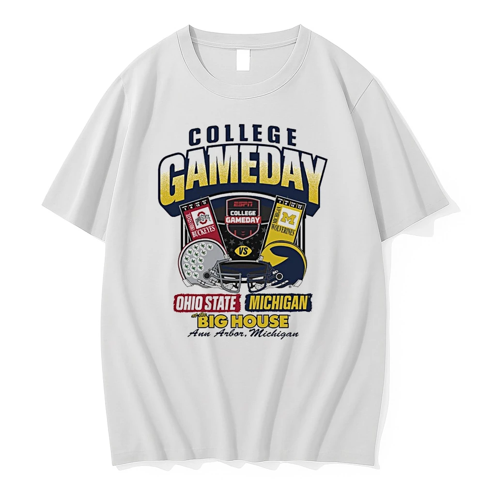 College Gameday Michigan Wolverines Vs Ohio State Live From The Big House Ann Arbor Michigan Shirts
