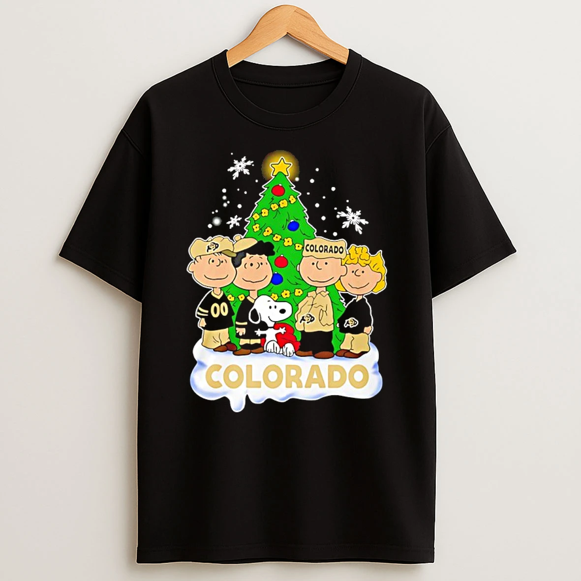 Colorado Buffaloes Snoopy And The Peanuts Christmas 2025 Shirts