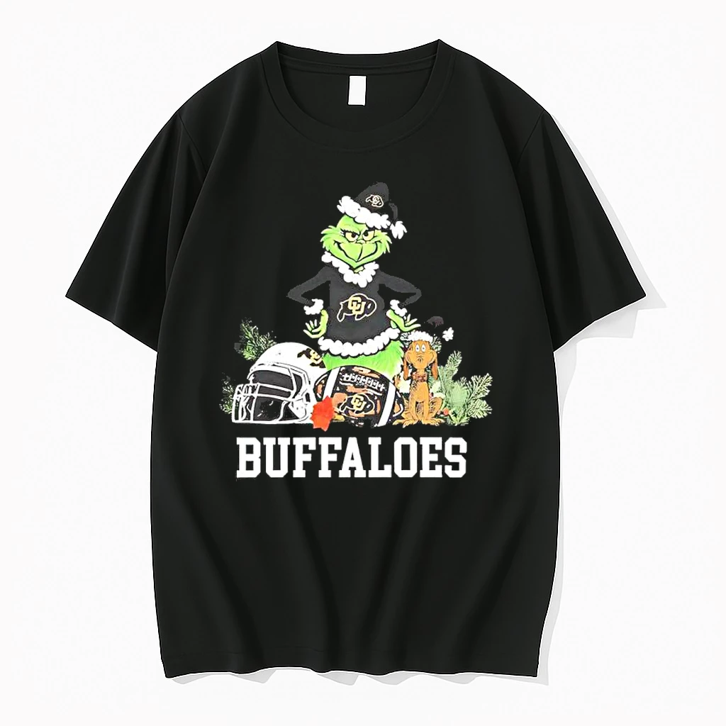 Colorado Buffaloes The Grinch And Max Helmet Christmas 2025 Shirts
