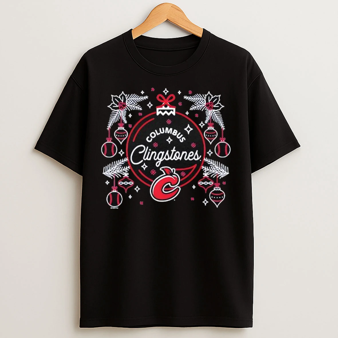 Columbus Clingstones Carols Christmas T Shirts