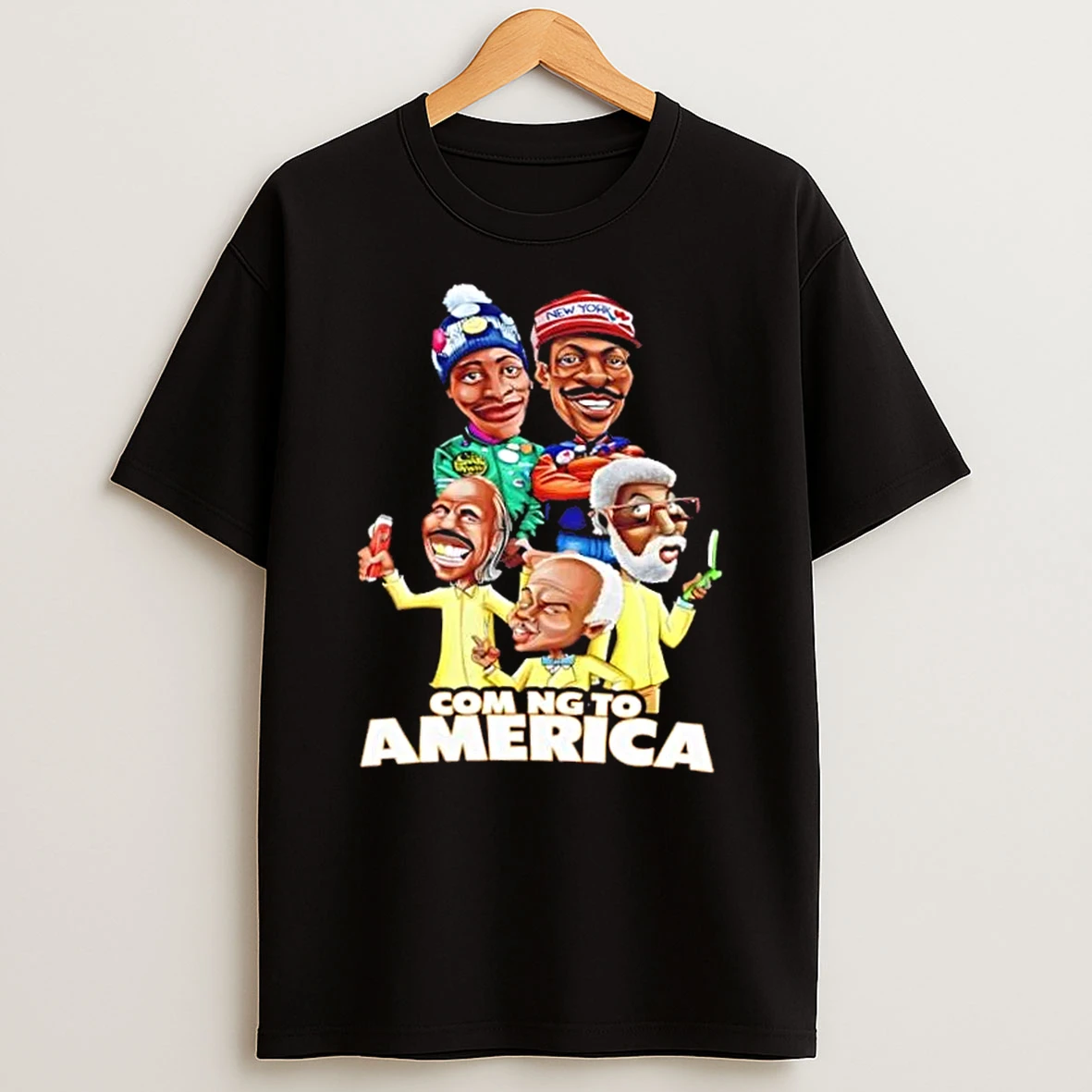Coming To America 1988 Caricature Vintage Shirts