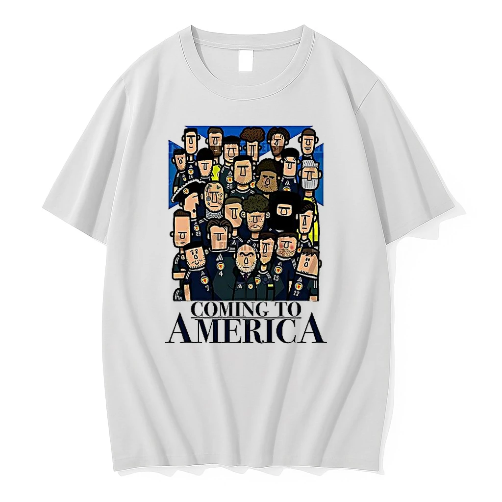Coming To America Soccer Cartoon Shirts