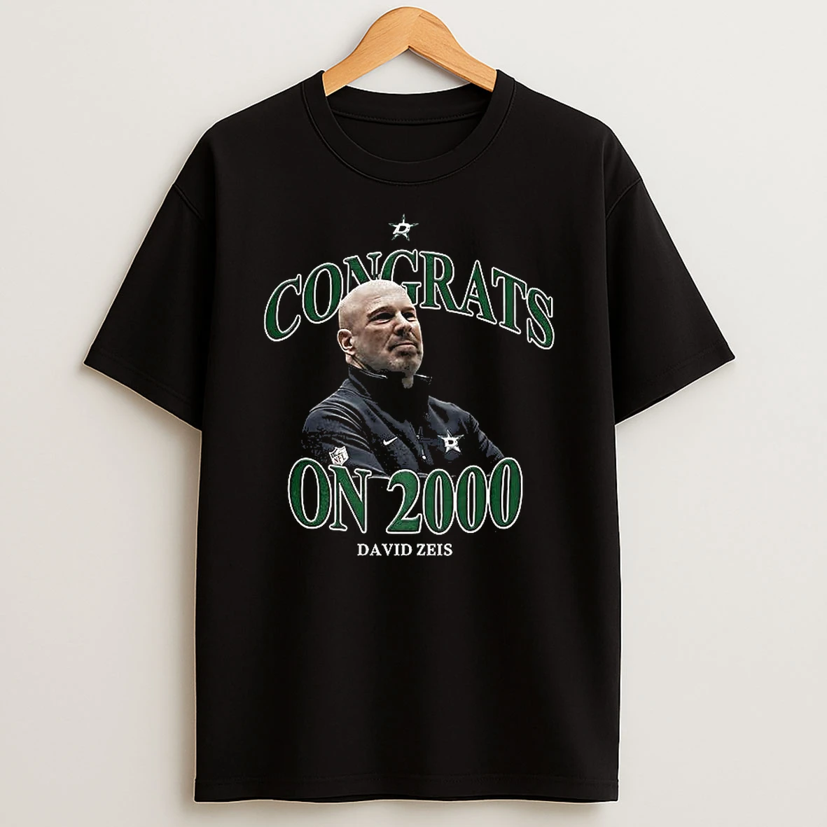 Congrats On 2000 David Zeis Dallas Stars Nhl Shirts