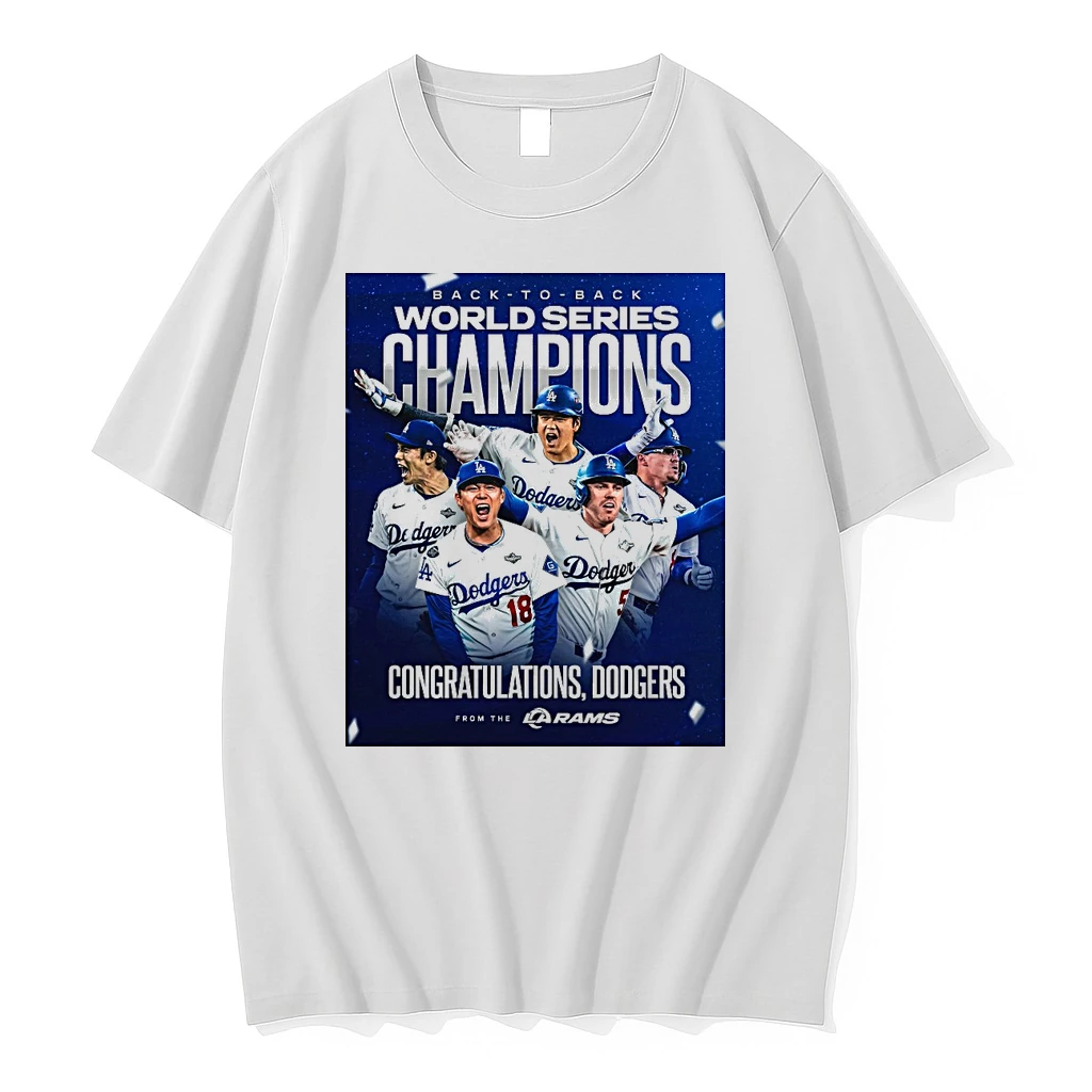 Congratulations Los Angeles Dodgers Back To Back World Series Champions 2025 From The La Rams Shirts